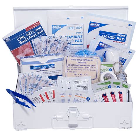 25 person first aid kit metal box|mountable first aid kit.